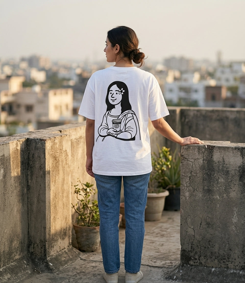 The Mona Lisa of Coffee Tee | Loomie Coffee Official Merch