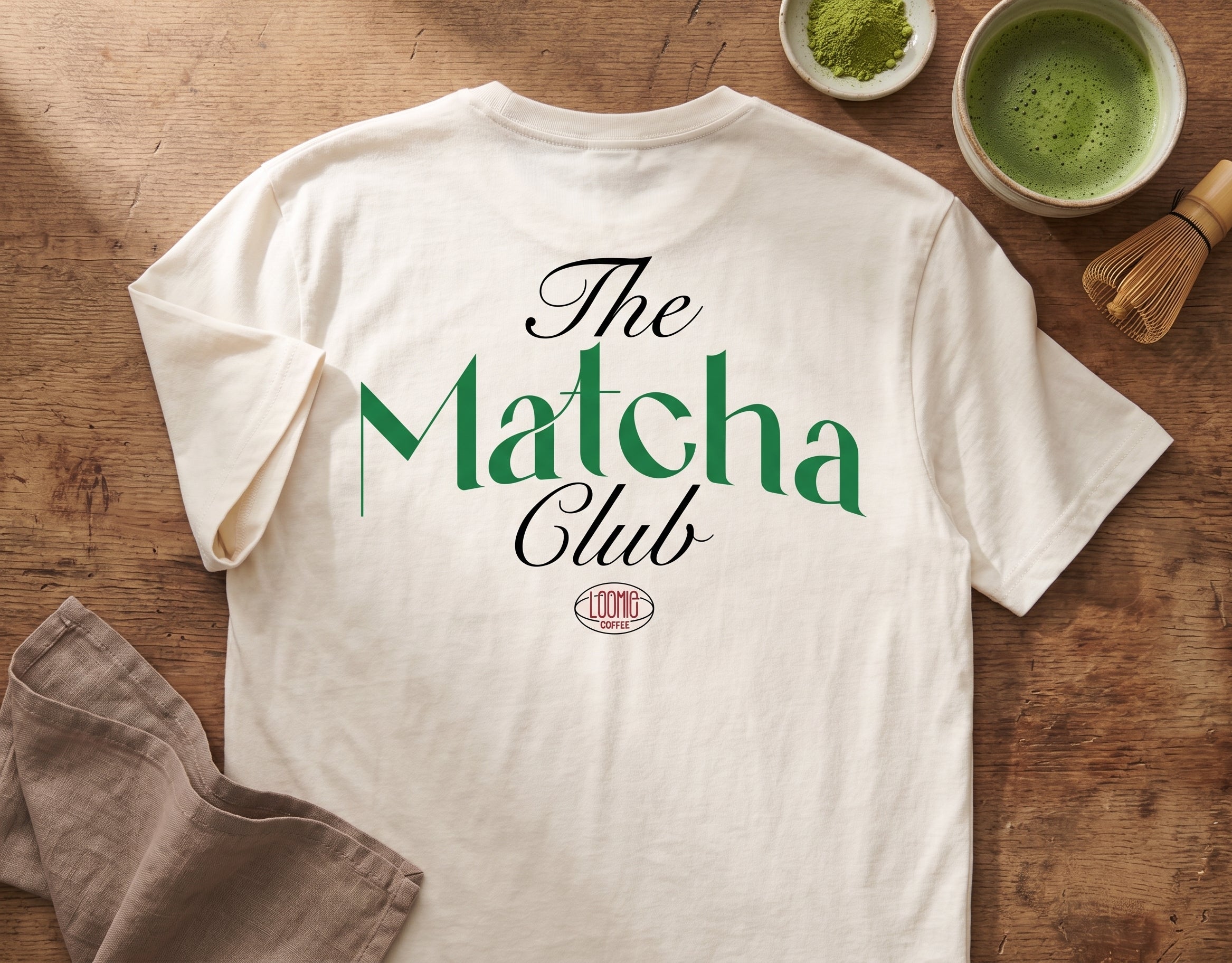 The Matcha Club Tee | Loomie Coffee Official Merch