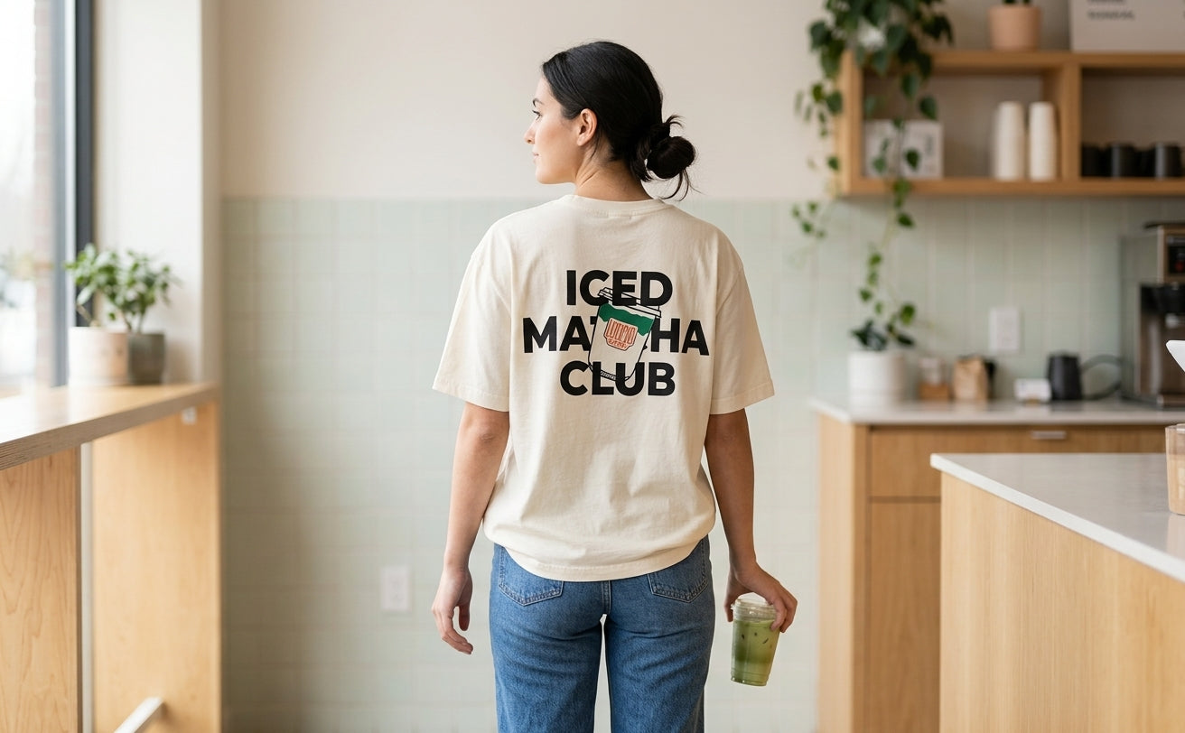 The Iced Matcha Club Tee | Loomie Coffee Official Merch