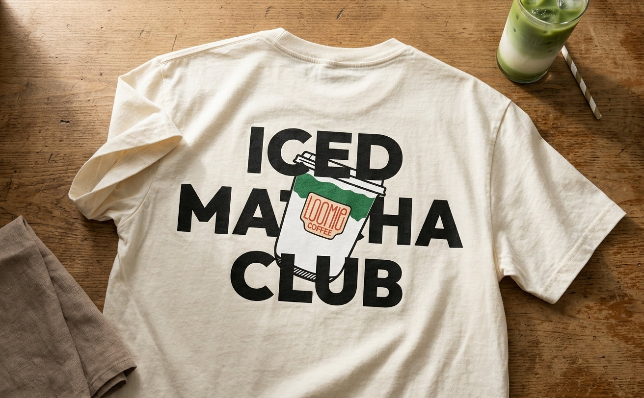 The Iced Matcha Club Tee | Loomie Coffee Official Merch